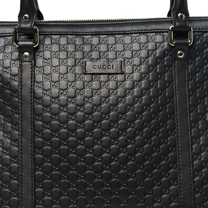 Gucci Soft Microguccissima Small Zippered Satchel Black 8 of 10