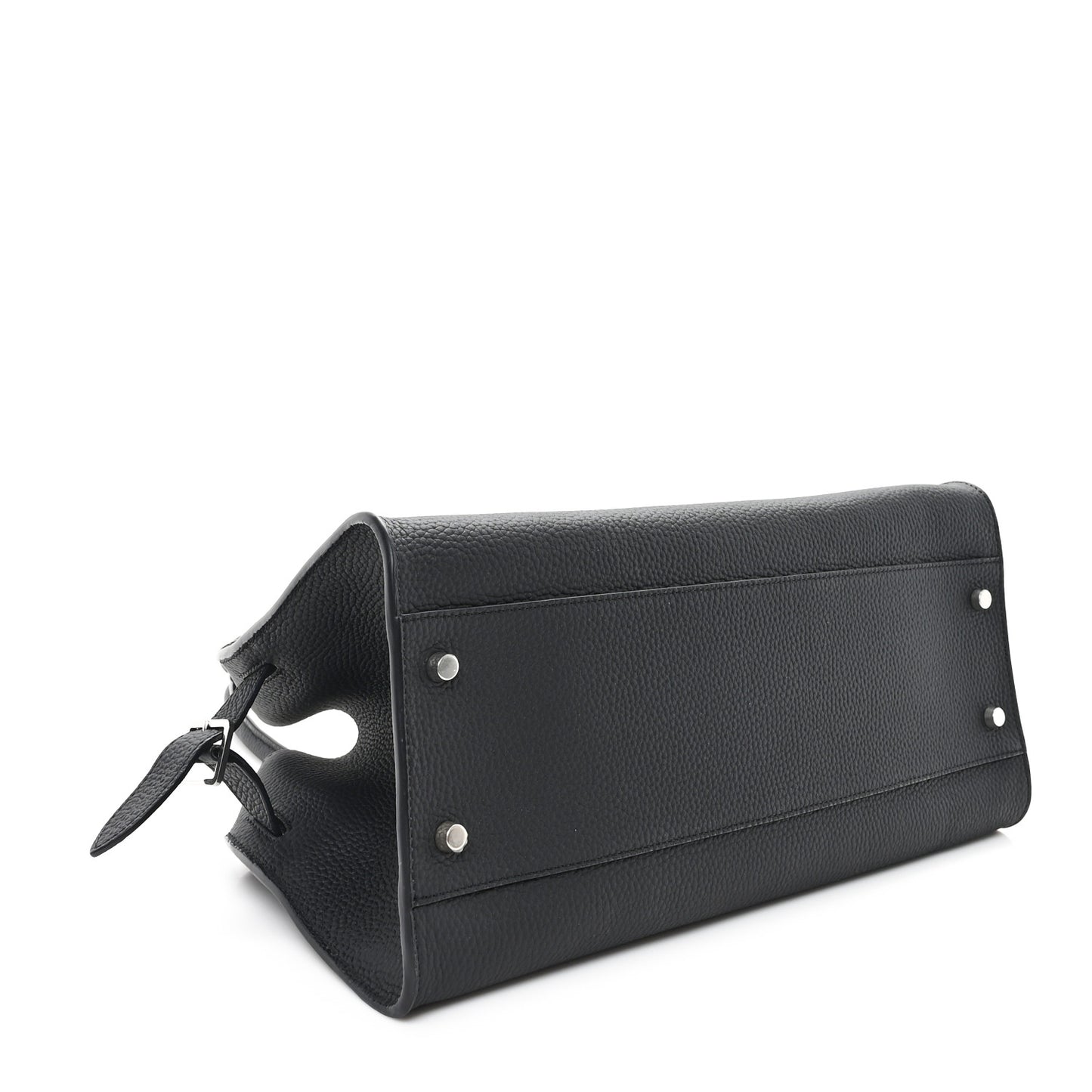 Grained Calfskin EW Margaux 12 Black