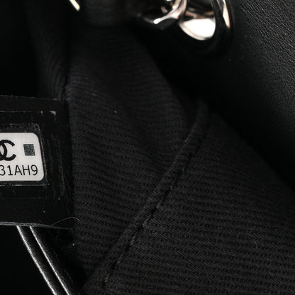 Chanel Calfskin Quilted CC Uniform Flap Belt Bag Black 8 of 11