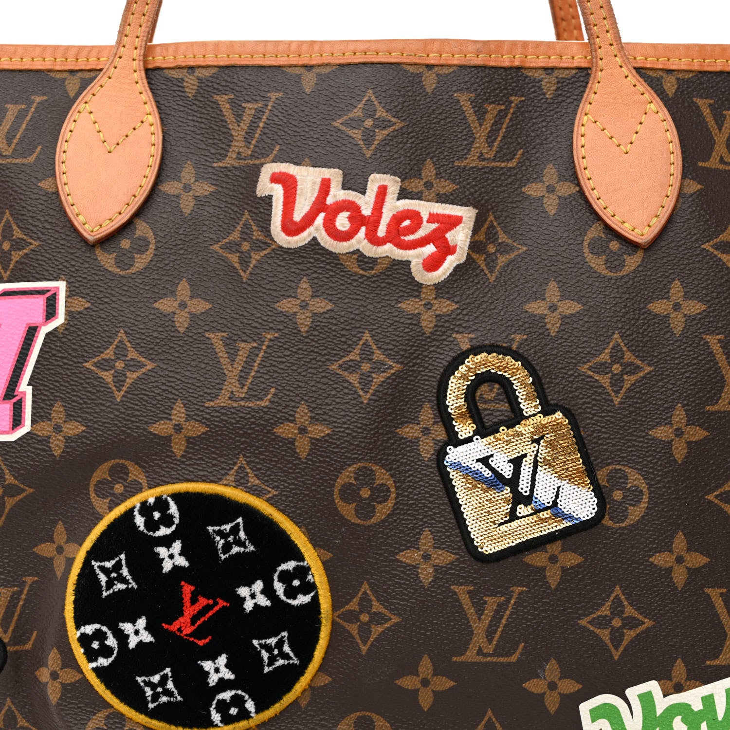 Louis Vuitton Monogram Travel Stickers Neverfull MM 8 of 14