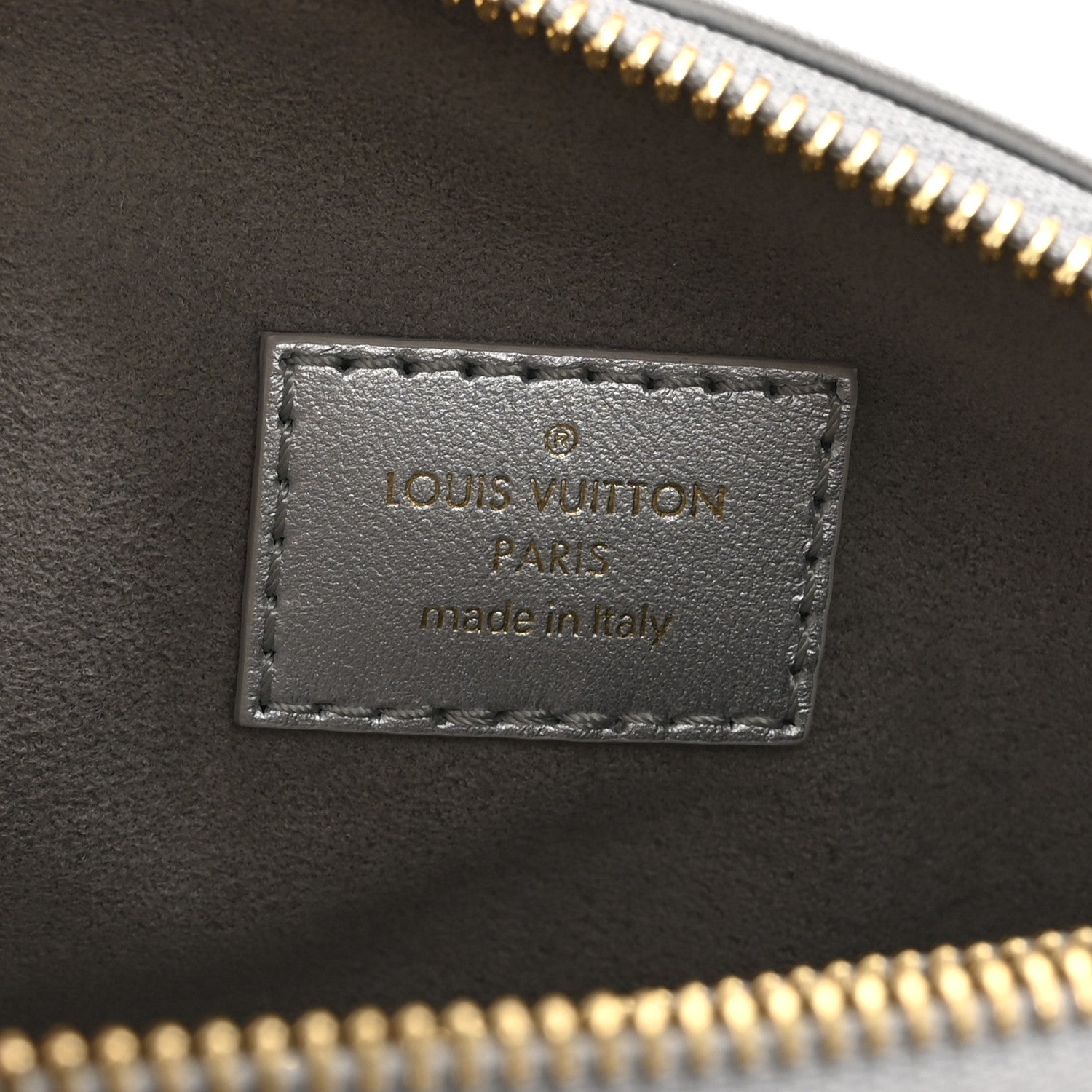 Louis Vuitton Lambskin Embossed Monogram Coussin BB Silver 6 of 9
