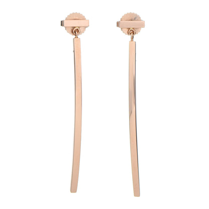 Tiffany 18K Rose Gold T Bar Earrings 1 of 5