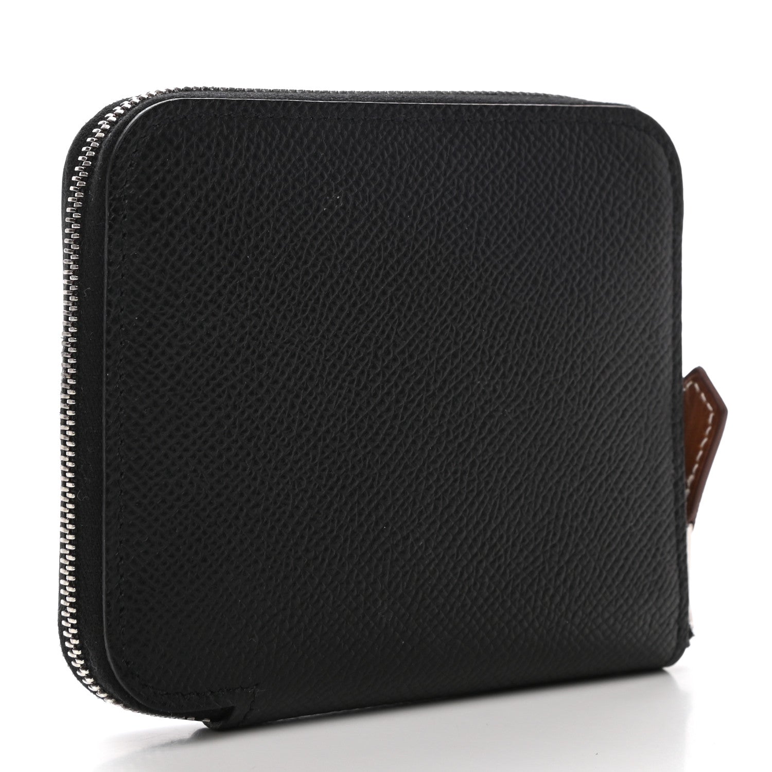 Hermes Epsom Silk'in Compact Wallet Black 3 of 9