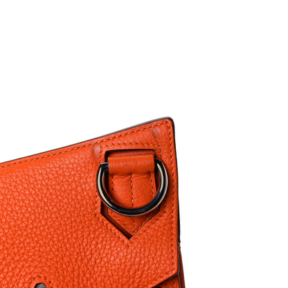 Hermes Taurillon Clemence Jypsiere 31 Orange 11 of 12