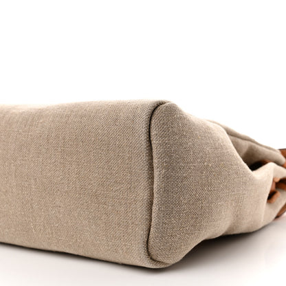 Hermes Toile De Camp Vache Hunter Herbag Zip Retourne 31 PM Ficelle Naturel 10 of 13