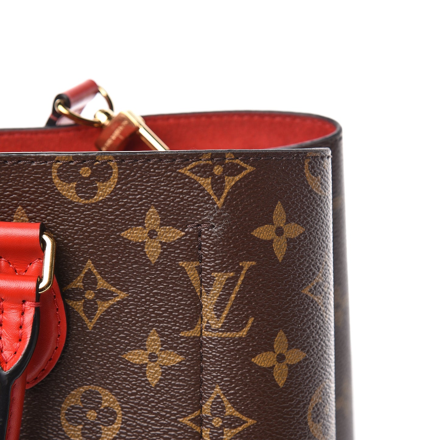 Monogram Flower Tote Coquelicot