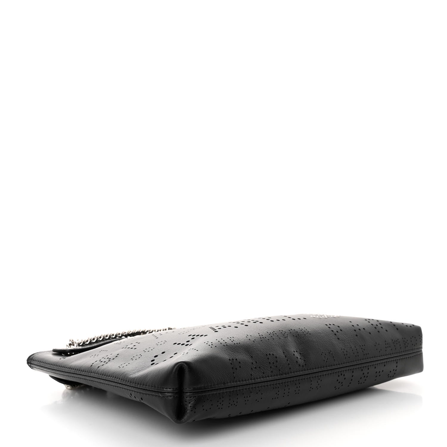 Chanel Calfskin Eyelets Clutch Black 4 of 10