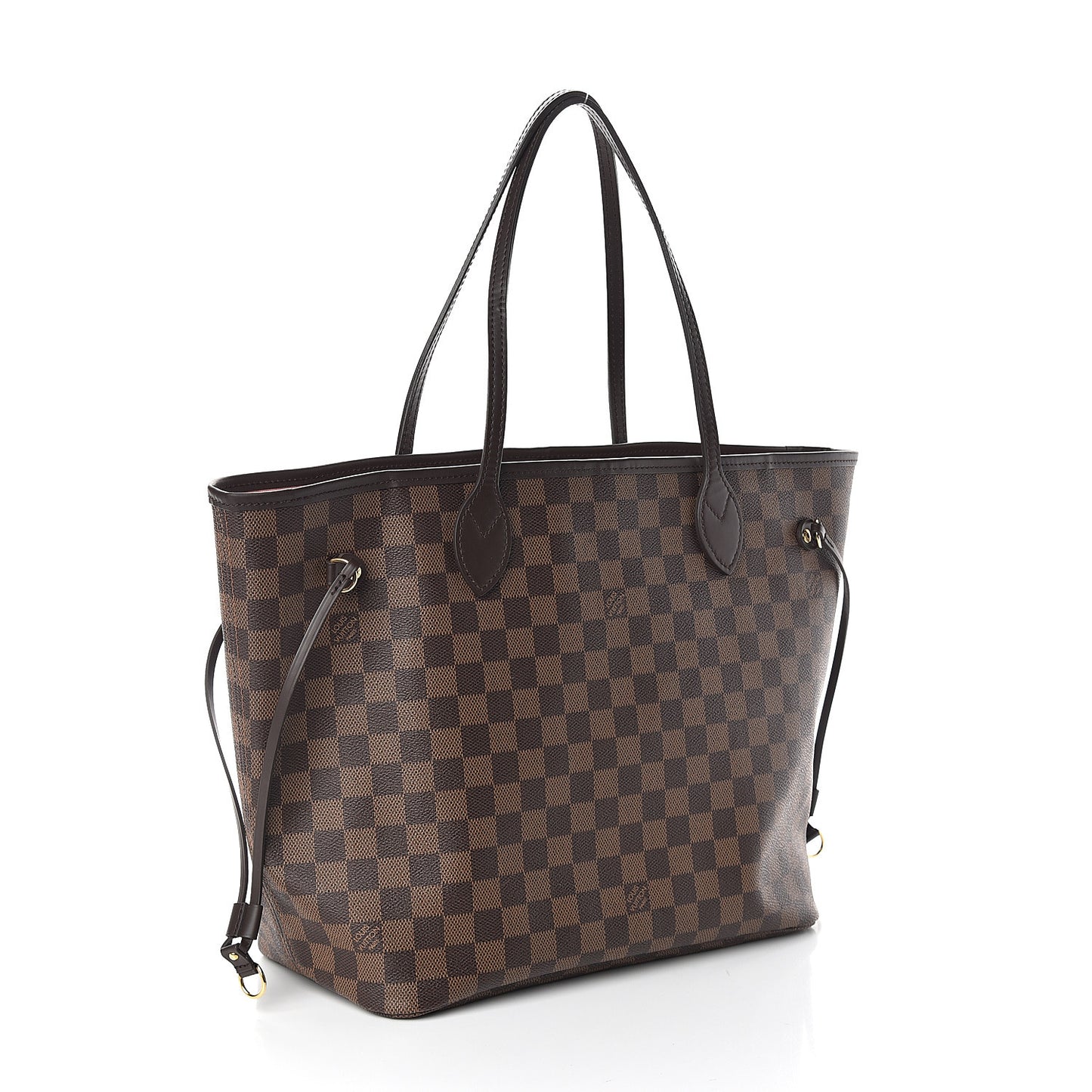 Damier Ebene Neo Neverfull MM Rose Ballerine