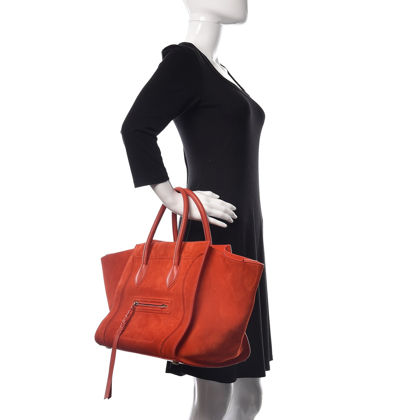 Nubuck Medium Phantom Luggage Bright Orange