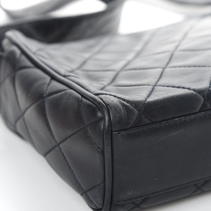 Chanel Lambskin Quilted CC Shoulder Bag Navy 13 of 19