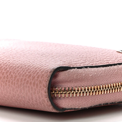 Gucci Dollar Calfskin Medium GG Zip Around Wallet Soft Pink 9 of 23