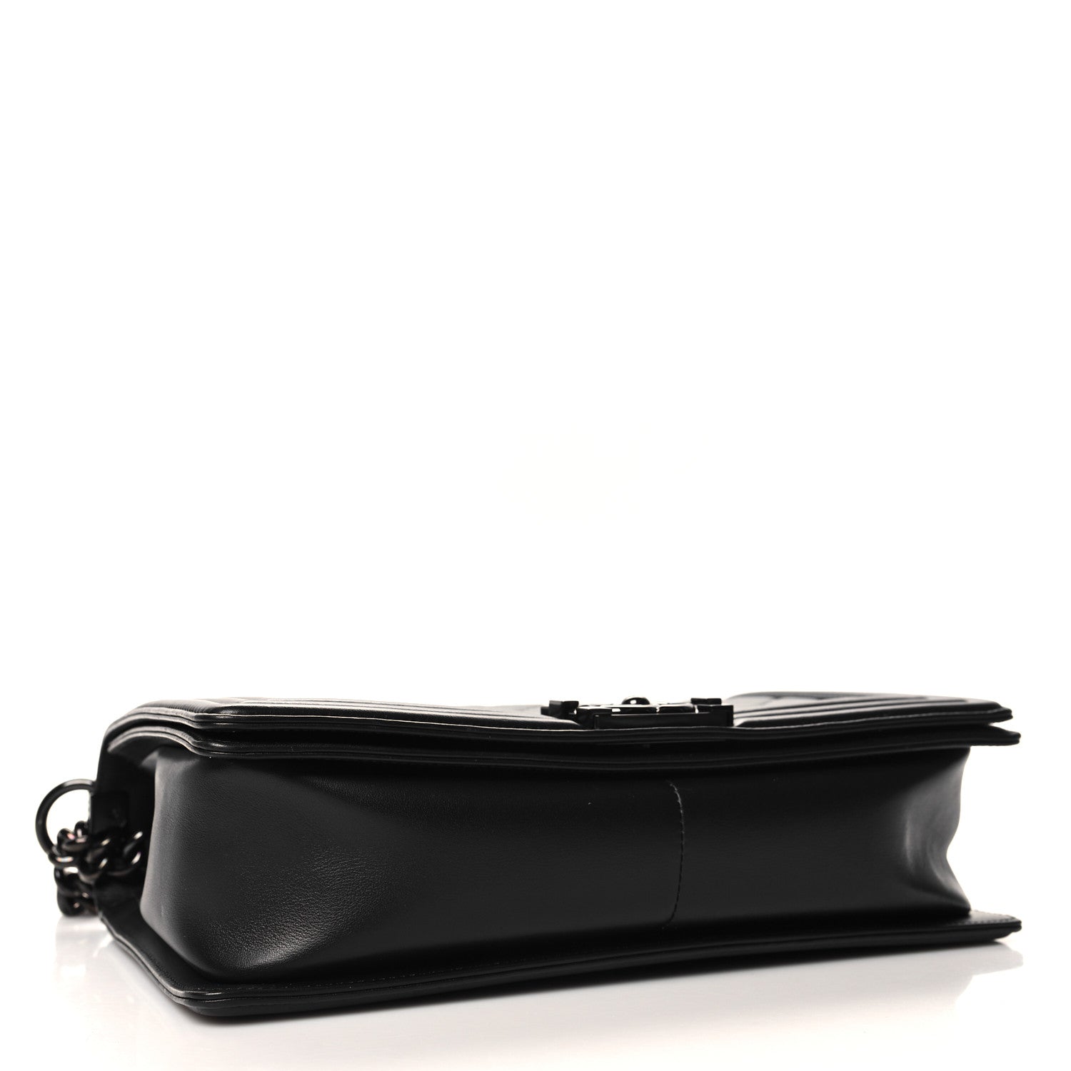 Chanel Calfskin Quilted New Medium Boy Flap So Black 4 of 11