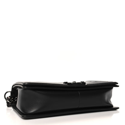 Chanel Calfskin Quilted New Medium Boy Flap So Black 4 of 11