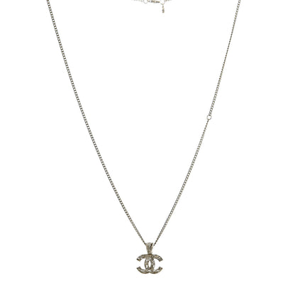 Chanel Tweed Effect CC Necklace Gold 1 of 6