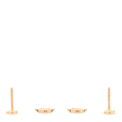 Hermes 18K Rose Gold TPM Farandole Stud Earrings 3 of 5