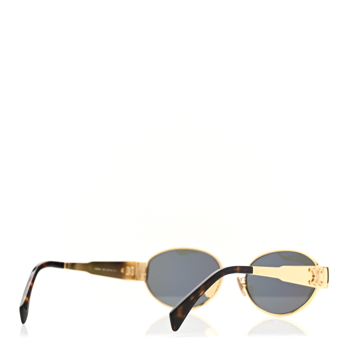 Metal Triomphe 01 Sunglasses CL40235U Gold Green