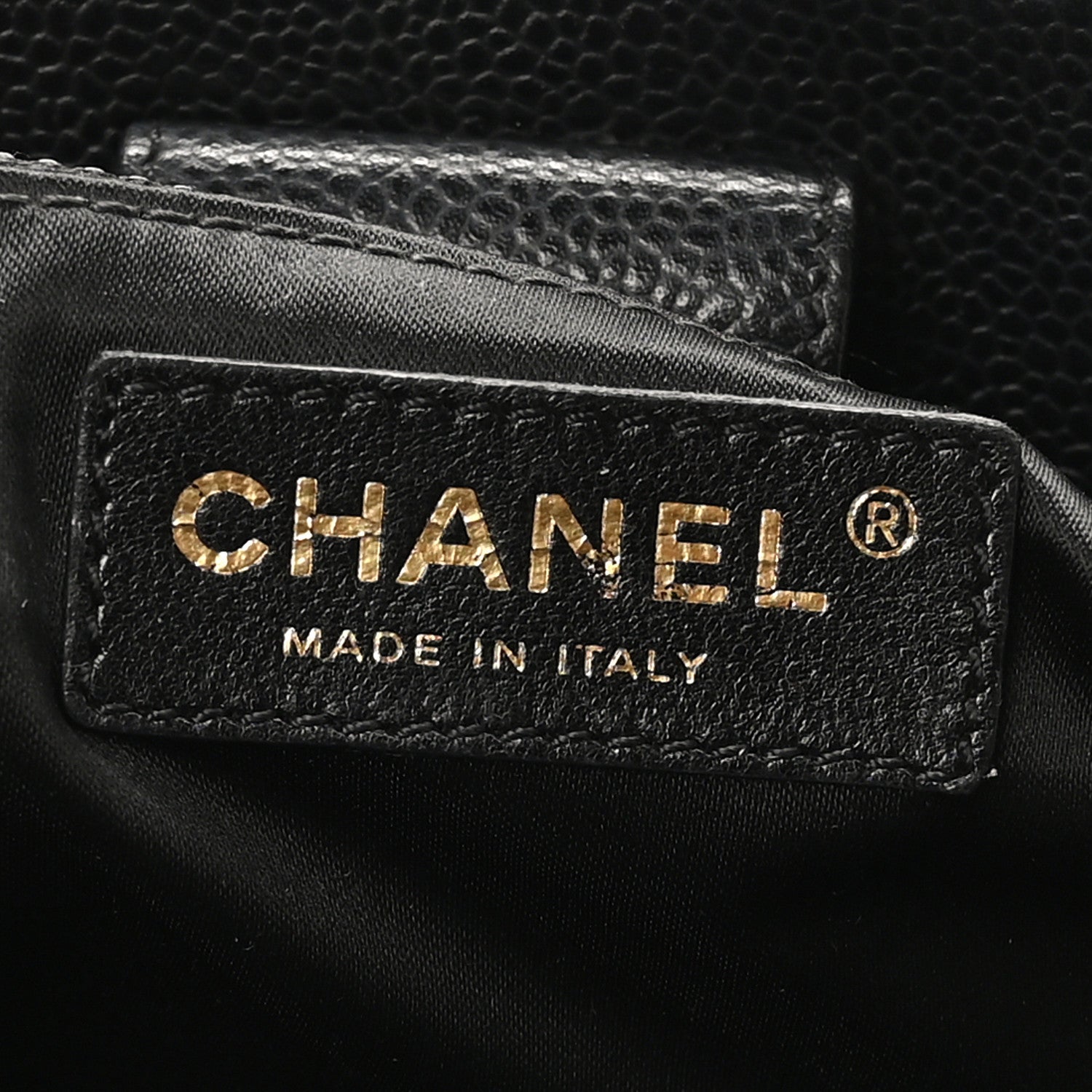 Chanel Caviar Quilted Petit Shopping Tote PST Black 6 of 10