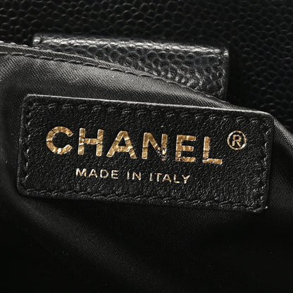 Chanel Caviar Quilted Petit Shopping Tote PST Black 6 of 10