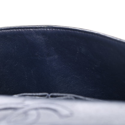 Chanel Lambskin Quilted Medium Double Flap Navy 11 of 17