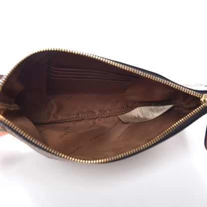 Burberry Horseferry Check Peyton Crossbody Clutch Bag Brown 5 of 12