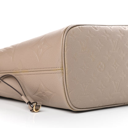 Louis Vuitton Empreinte Monogram Giant Neverfull MM Tourterelle 10 of 12