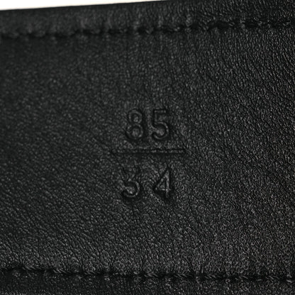 Chanel Denim Quilted CC Belt  85 34 Blue White 7 of 9