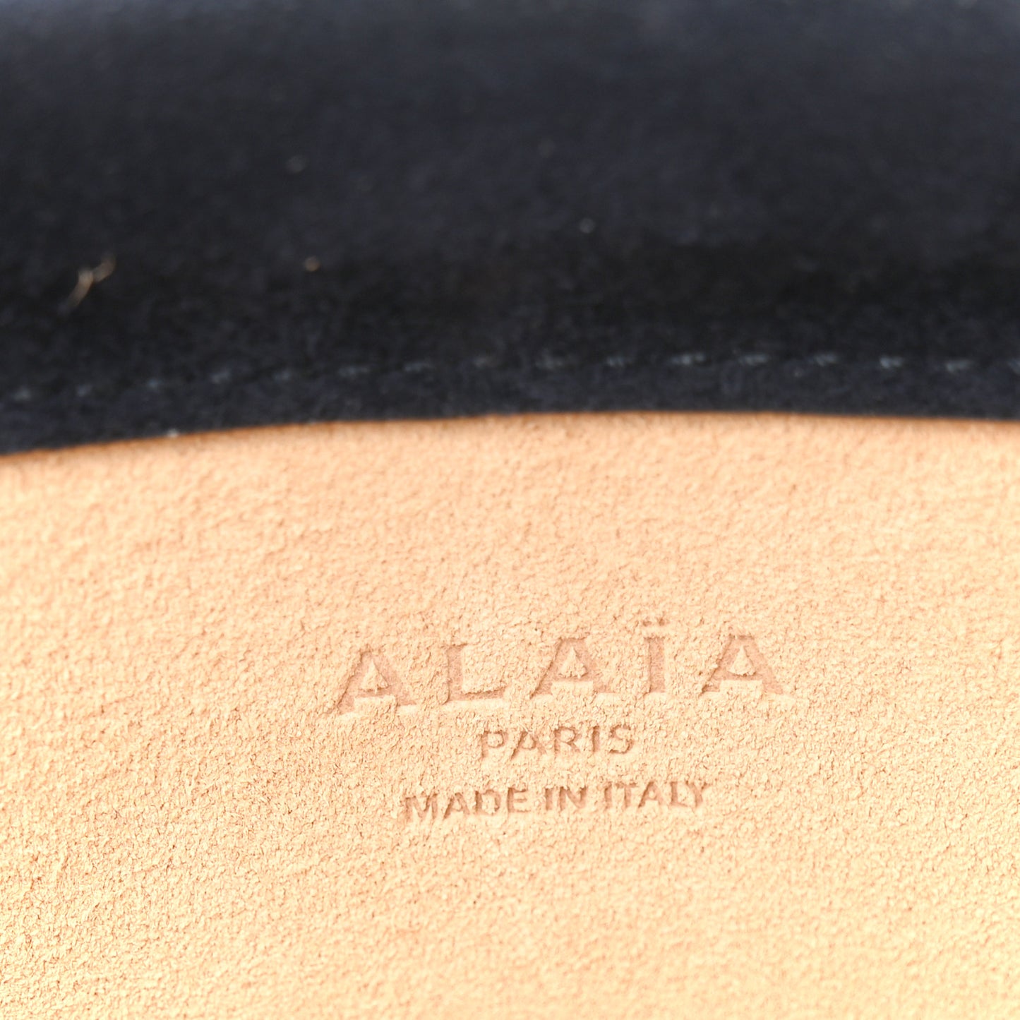 Suede Le Click East West Small Bag Midnight