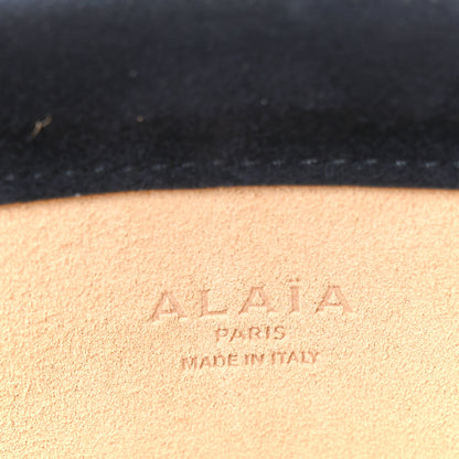 Alaia Suede Le Click East West Small Bag Midnight 6 of 11