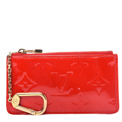 Louis Vuitton Vernis Key Pouch Rouge 1 of 7