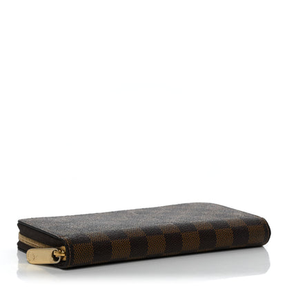 Louis Vuitton Damier Ebene Zippy Wallet Rose Ballerine 4 of 15