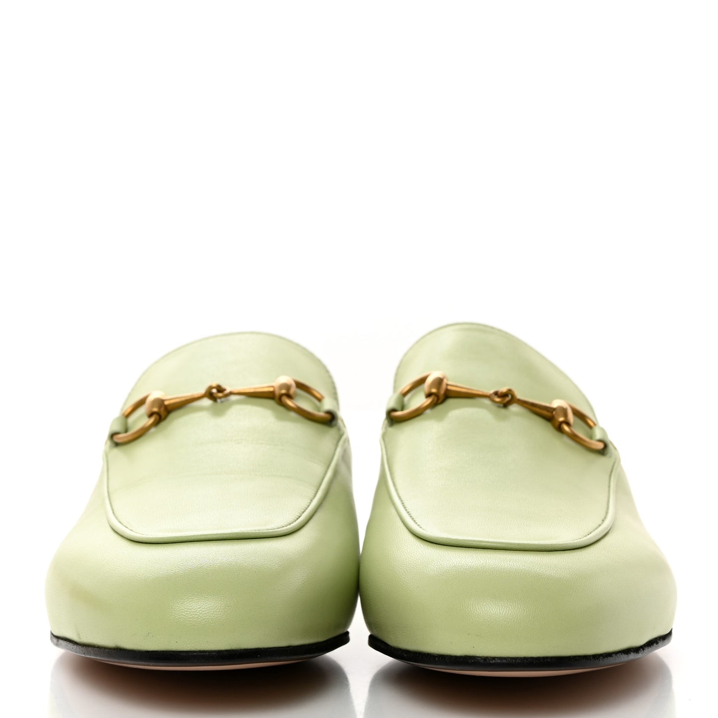 Malaga Kid Womens Princetown Slippers 39 Pistachio Green