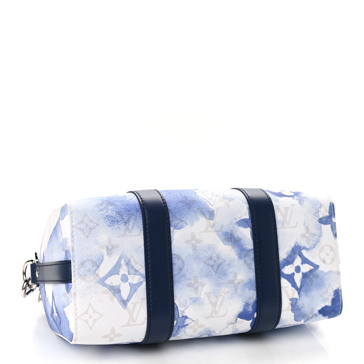 Louis Vuitton Monogram Watercolor City Keepall Blue Blue 4 of 8