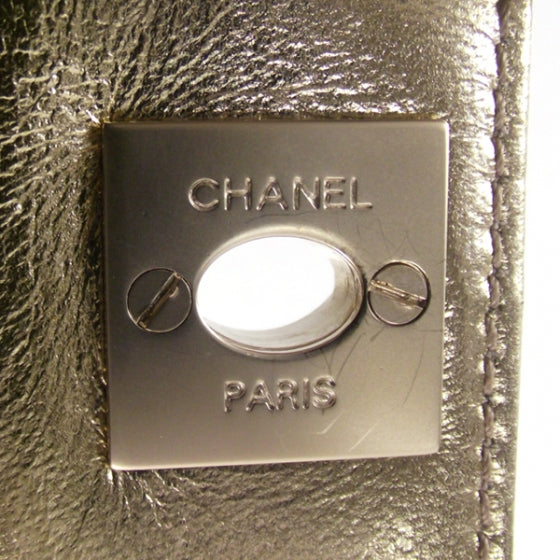Lambskin Triple Chain Bag Gold