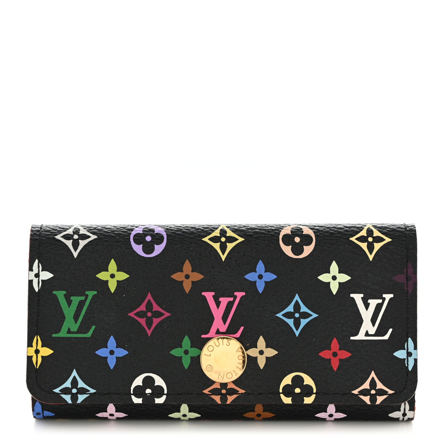 Louis Vuitton Monogram Multicolor Multicles 4 Key Holder Black Grenade 1 of 7