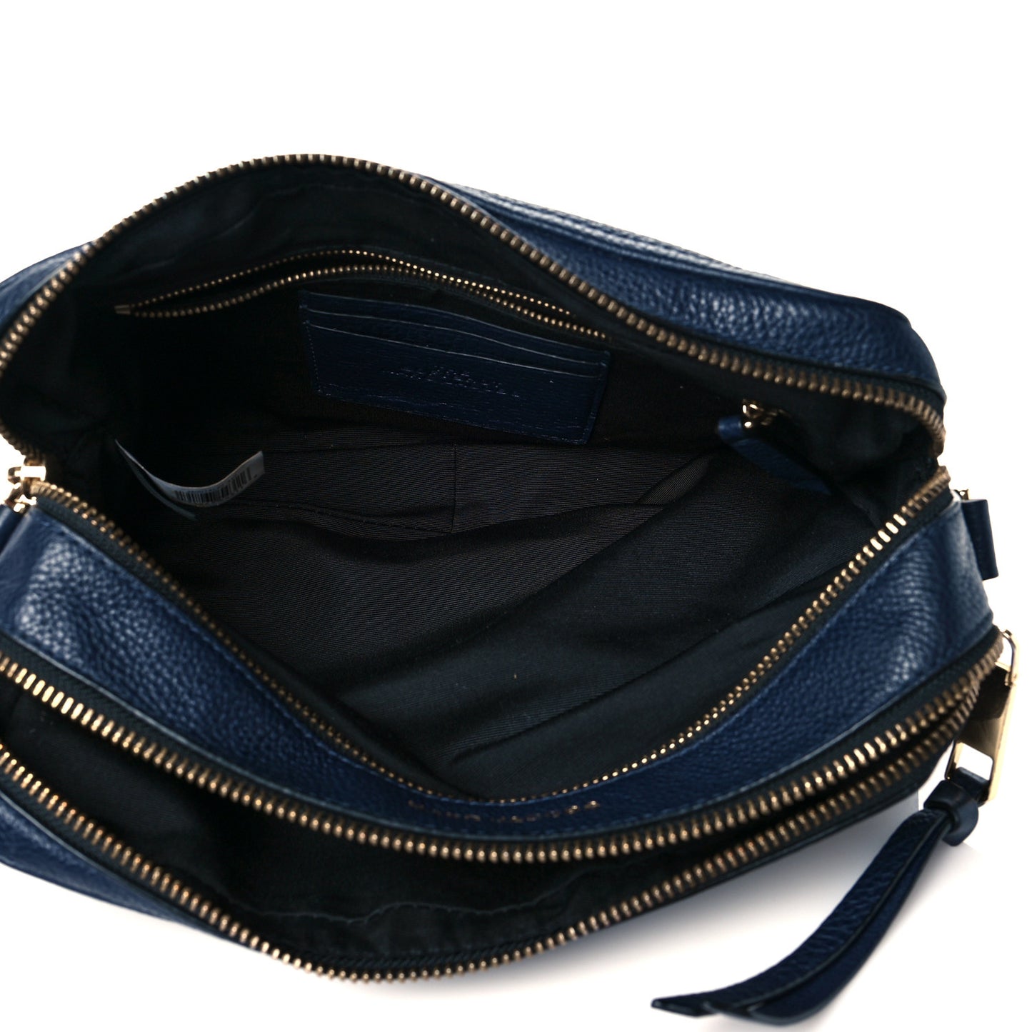 Supple Natural Grain Calfskin The Softshot 27 Bag Navy