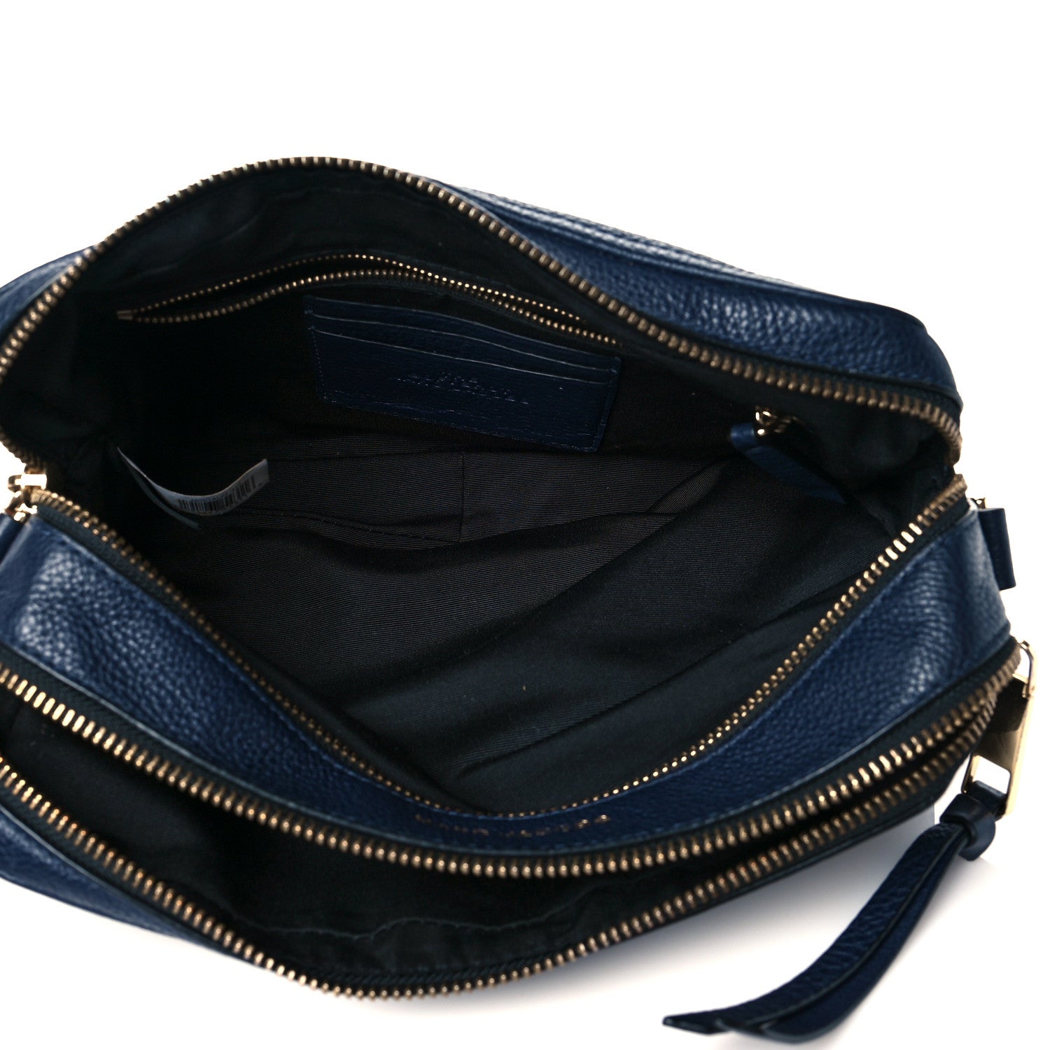 Marc Jacobs Supple Natural Grain Calfskin The Softshot 27 Bag Navy 5 of 11