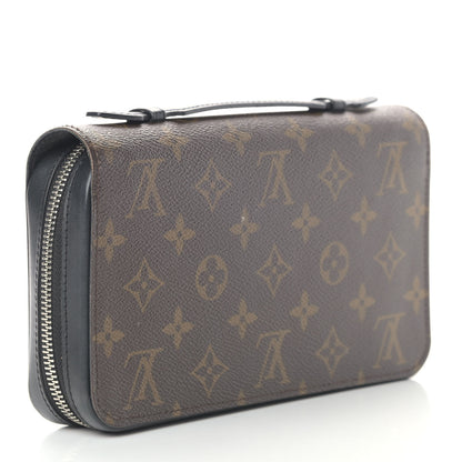 Louis Vuitton Monogram Macassar Zippy XL Wallet 2 of 9