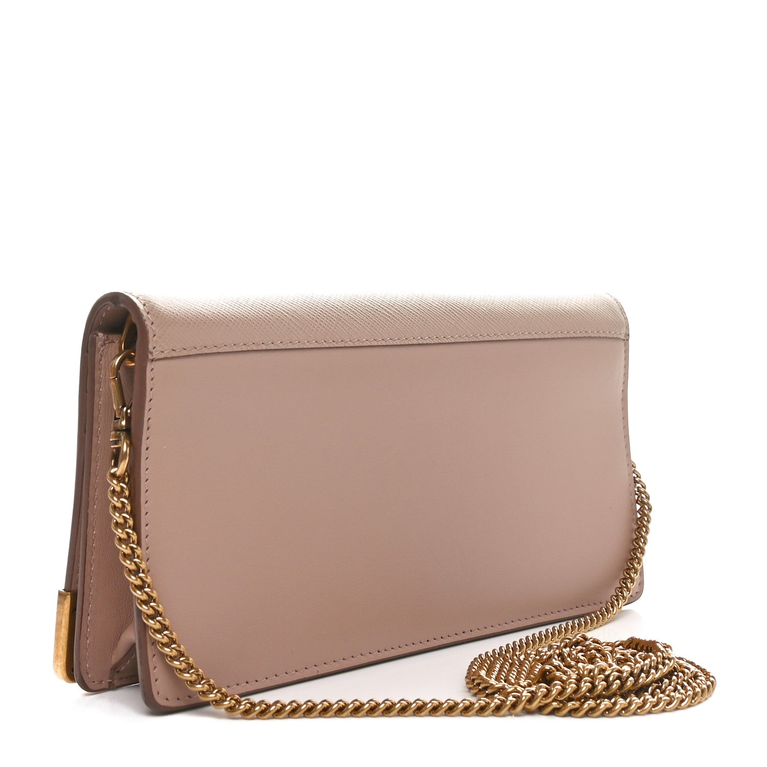 Prada City Calfskin Cahier Astrology Chain Wallet Cipria 2 of 9