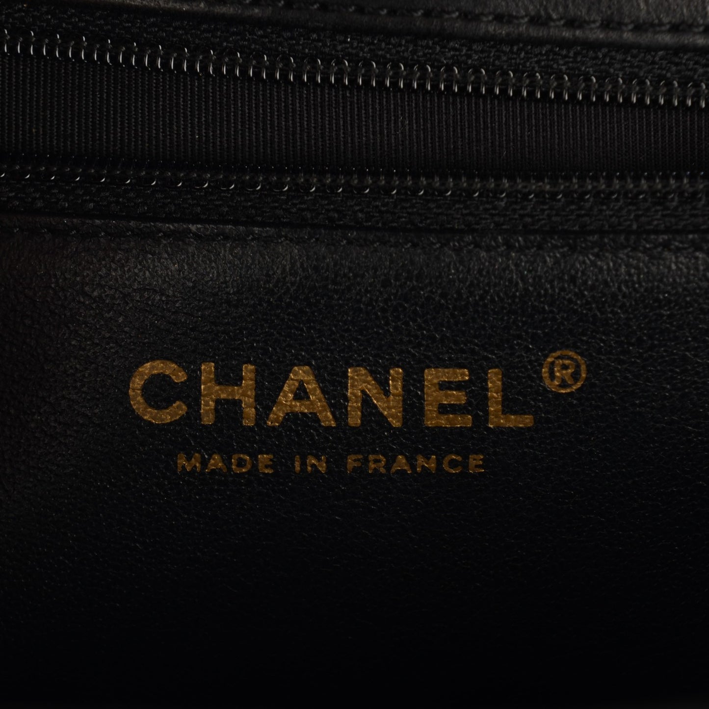 Lambskin Horizontal Quilted Medium Double Flap Black