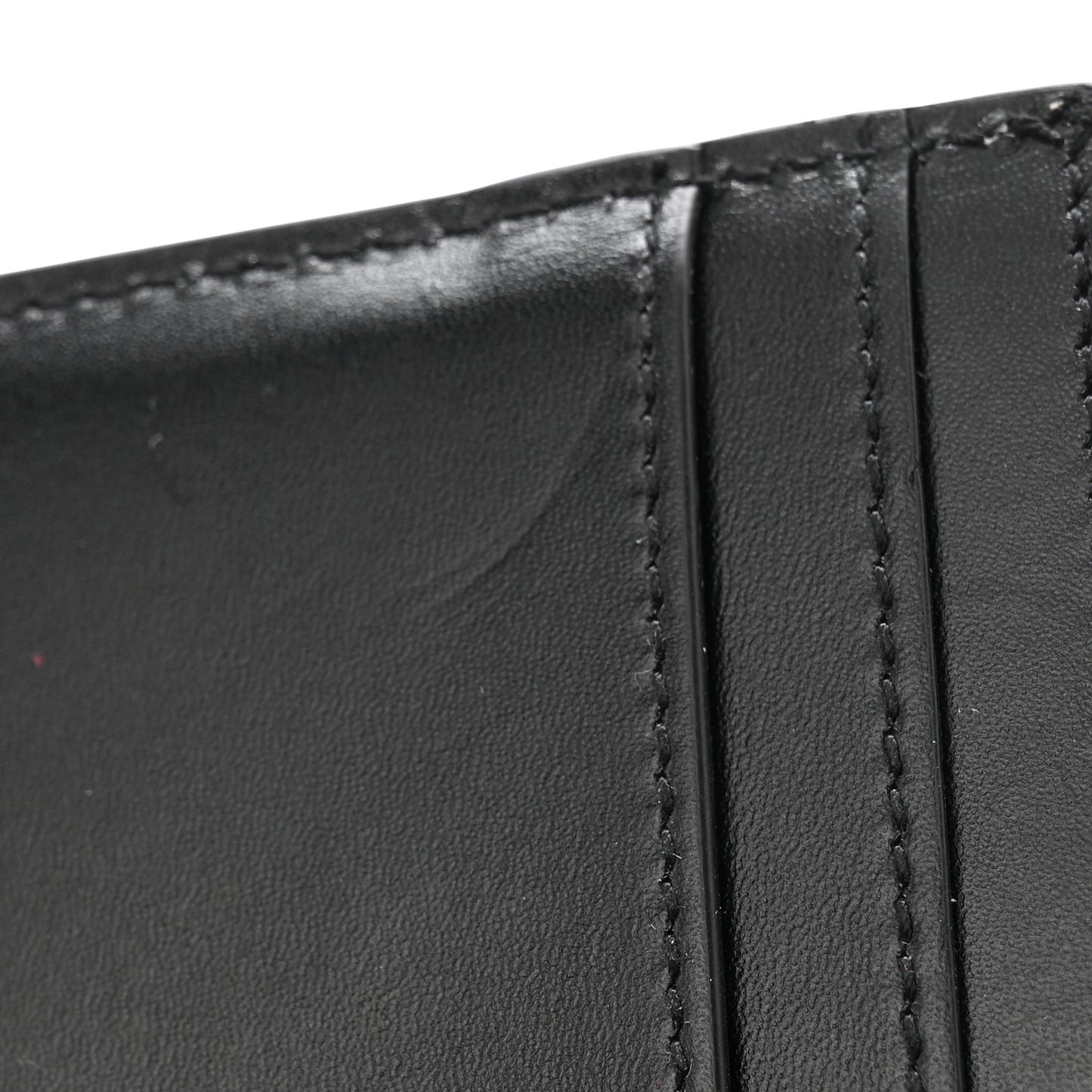 Calfskin Card Case Black