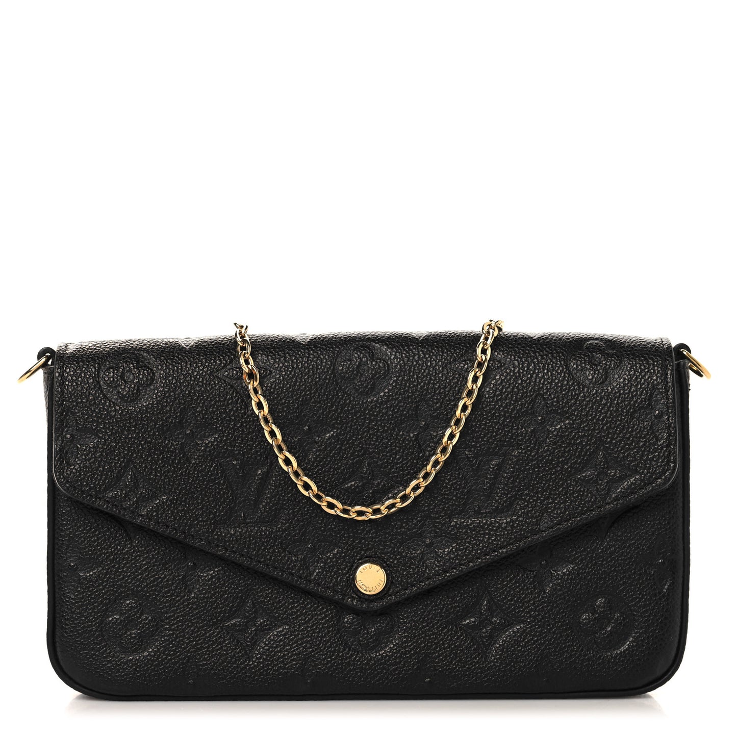 Empreinte Pochette Felicie Chain Wallet Black