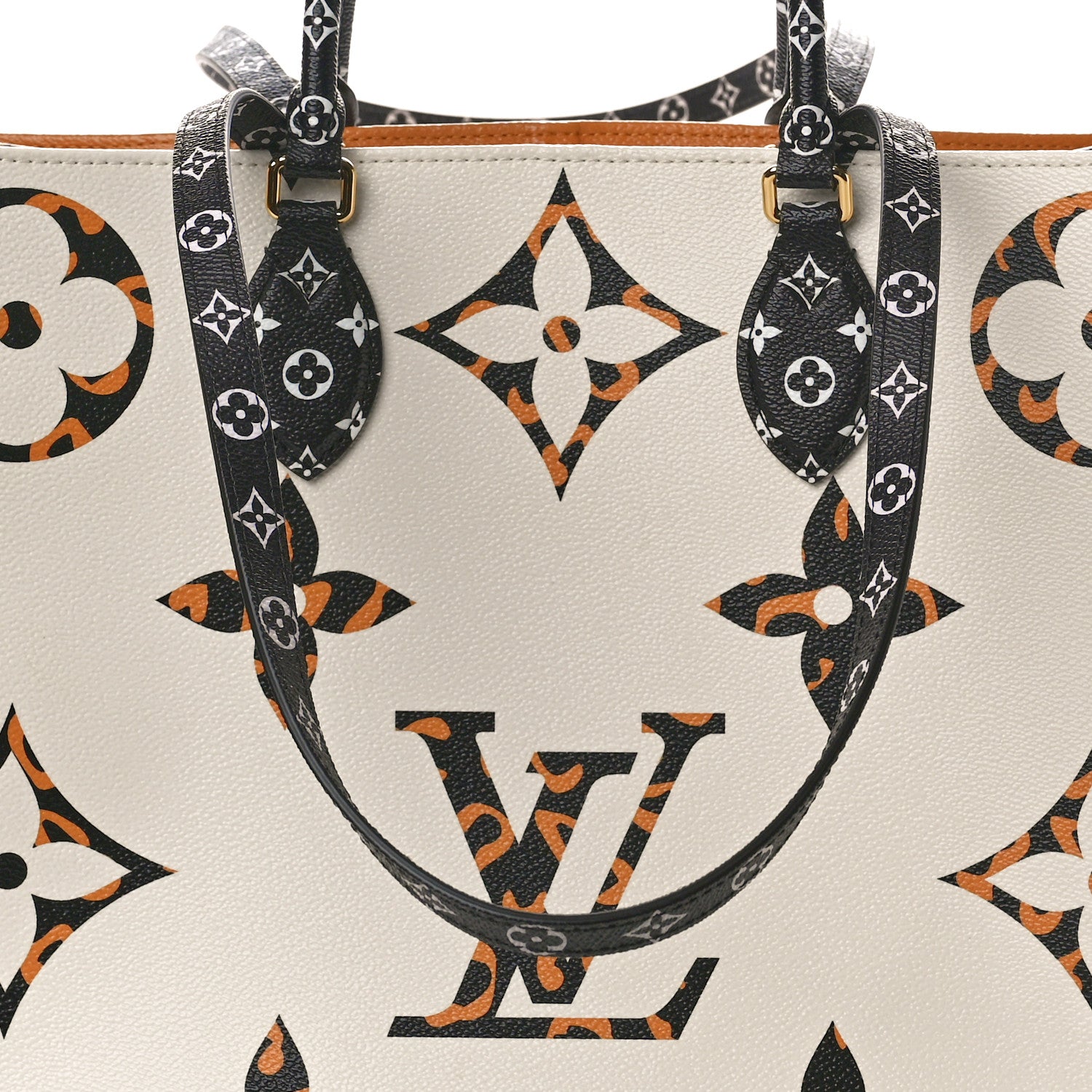 Louis Vuitton Monogram Giant Jungle Onthego GM Ivory 7 of 9