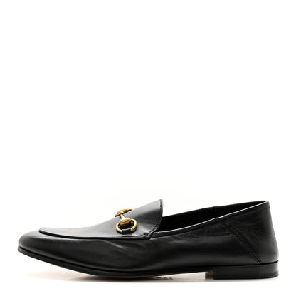 Gucci Lambskin Mens Brixton Horsebit Loafers 8 Black 1 of 12