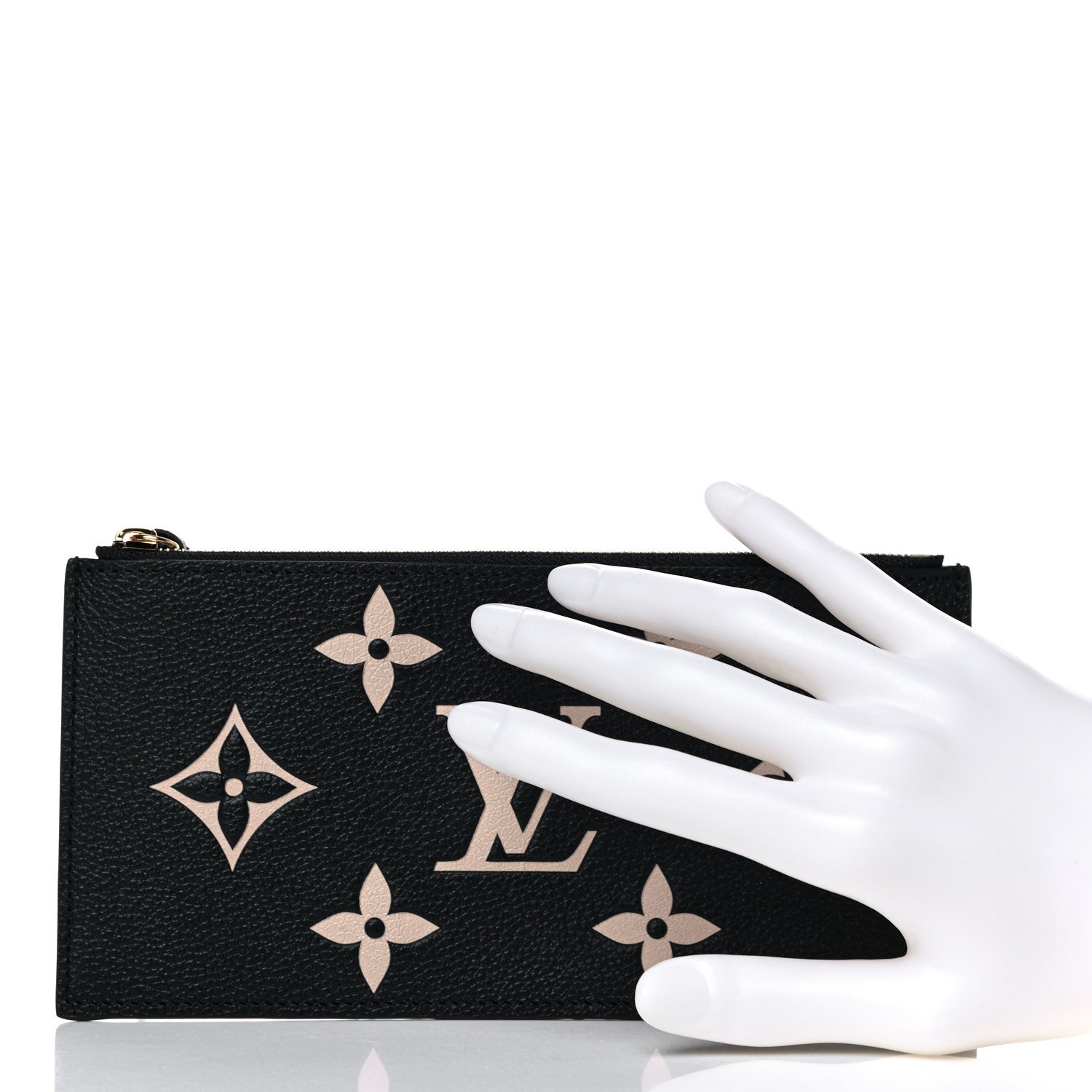 Louis Vuitton Empreinte Monogram Giant Crafty Pochette Felicie Zippered Insert Black 2 of 8