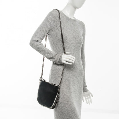 Stella McCartney Shaggy Deer Falabella Crossbody Bag Black 2 of 8