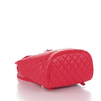 Chanel Calfskin Quilted Small Urban Spirit Backpack Red 4 of 8