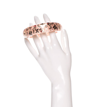 Louis Vuitton Resin Swarovski Medium Inclusion Bracelet GM Rose 2 of 3
