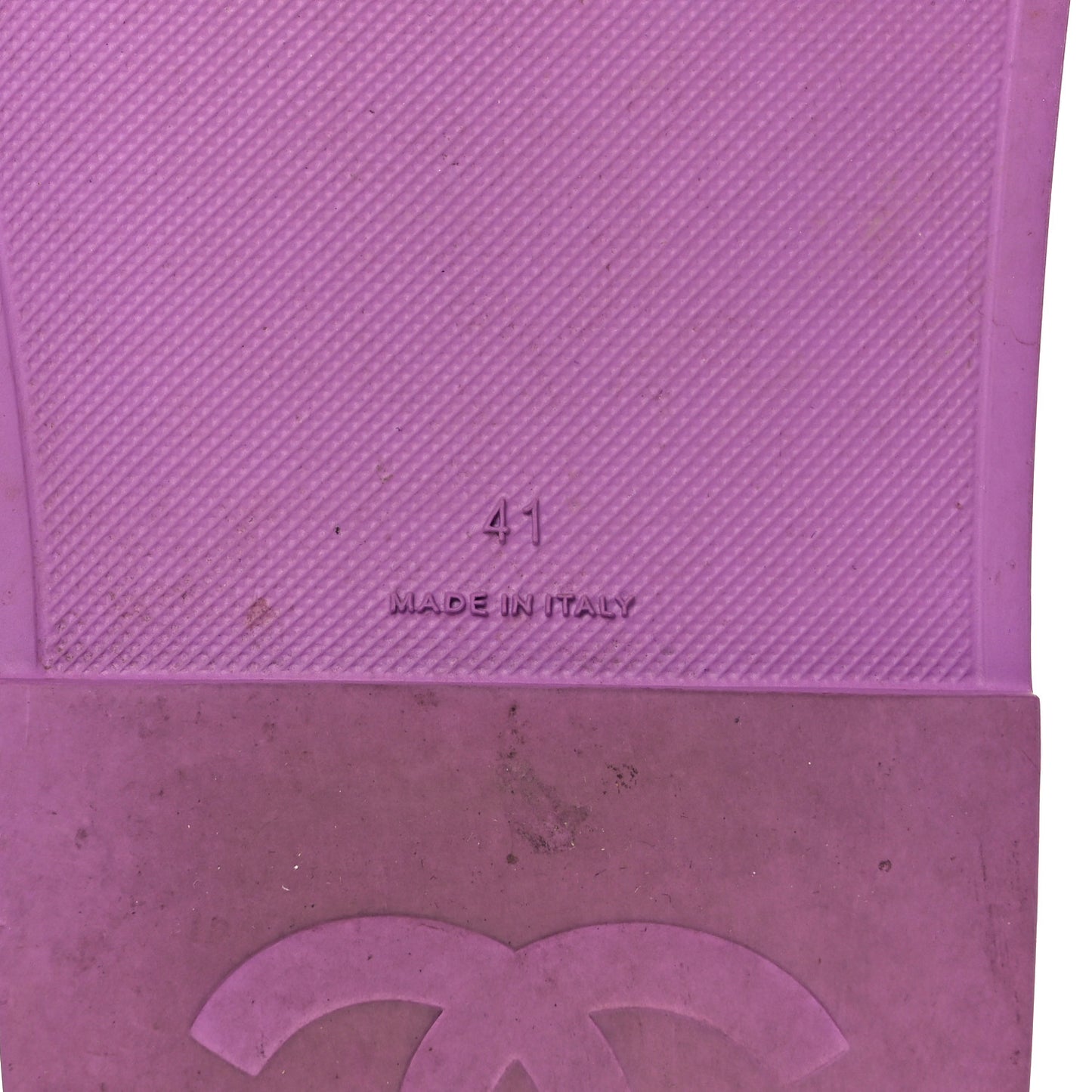 Rubber CC Dad Sandals 41 Purple