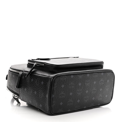 MCM Visetos Medium Stark Backpack Black 4 of 9