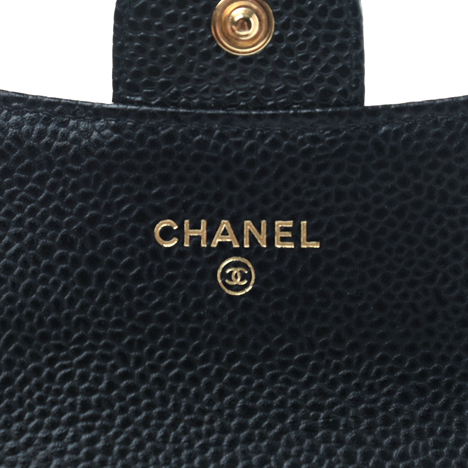 Chanel Caviar Quilted Flap Card Holder Wallet Black 7 of 10